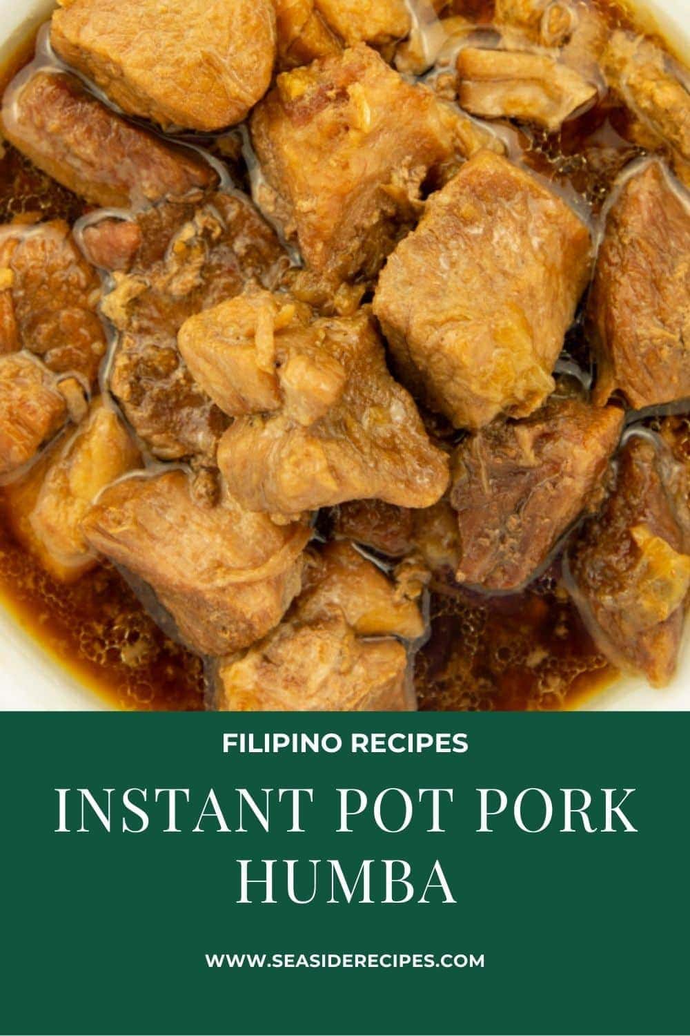 Instant Pot Pork Humba