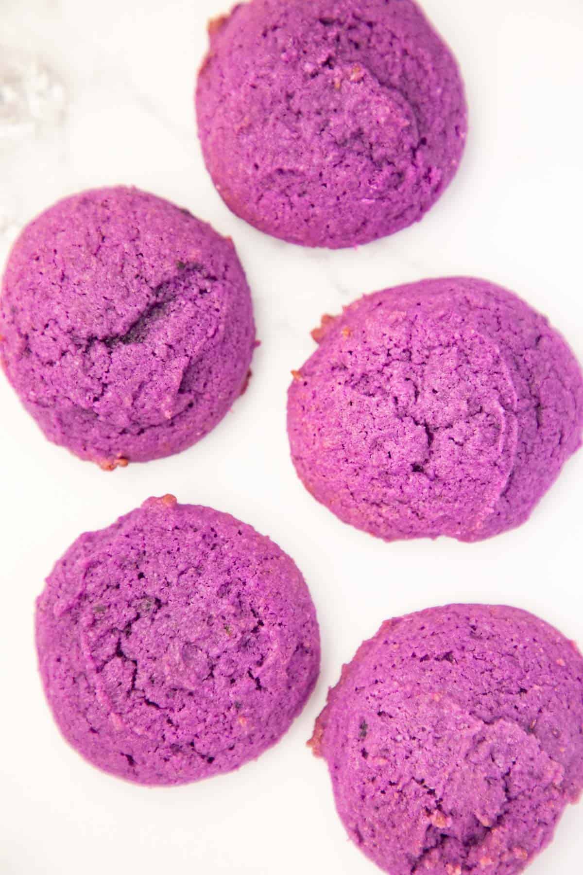 purple yam cookies.